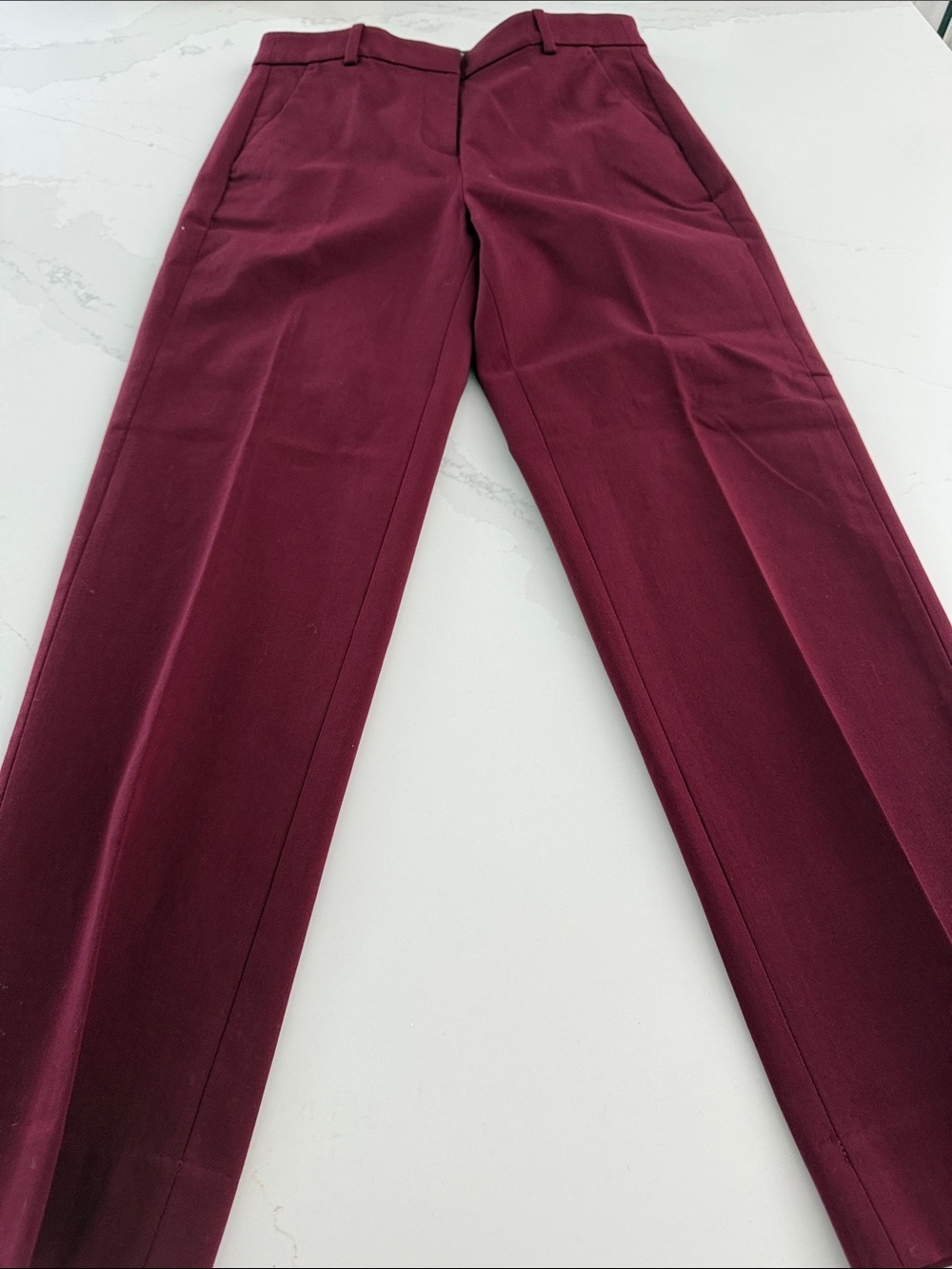 J. Crew Women's Trousers in Burgundy